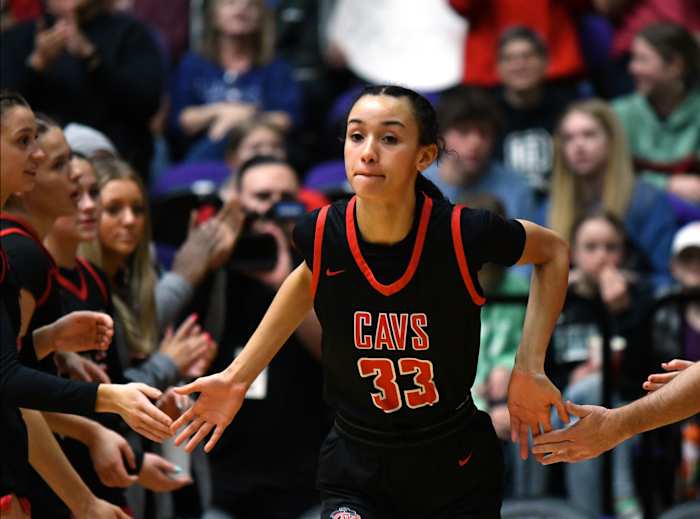 South Medford Clackamas 6A Oregon girls basketball final Taylor Balkom 40